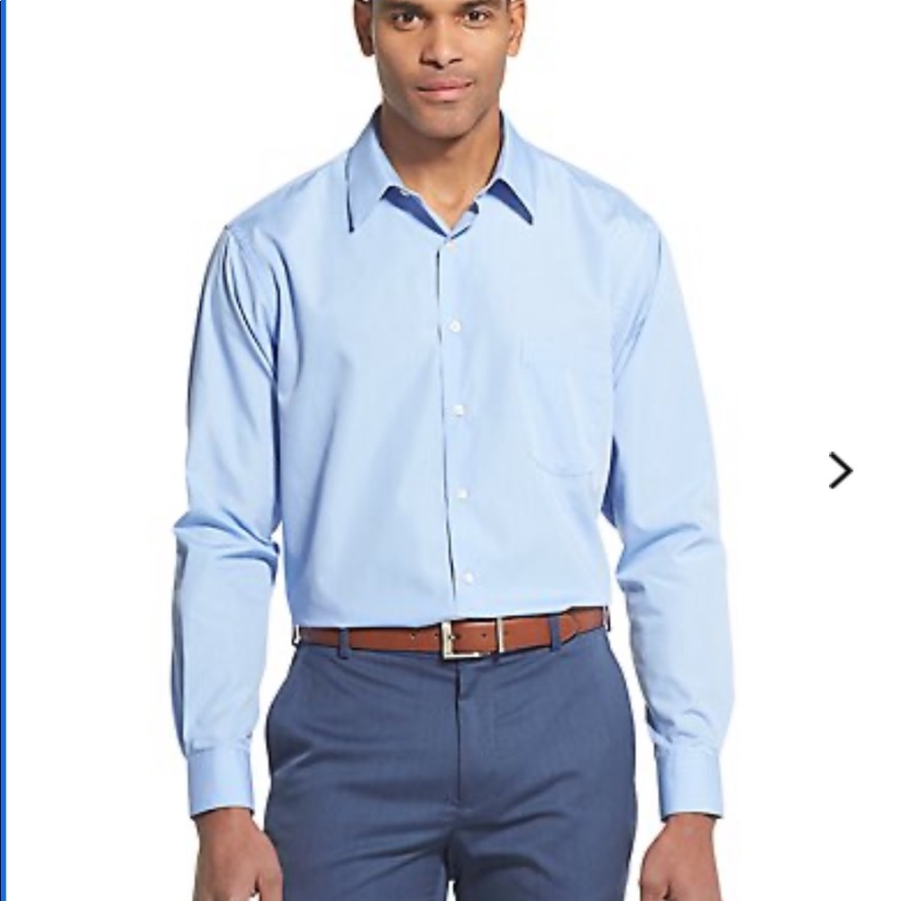 NWT men’s button down shirt medium. Van Heusen - Picture 1 of 9